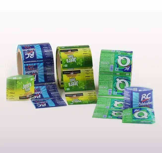 Energy Drink Bottle Heat Shrink Sleeve Custom Printing Plastic Wrap Packaging Beer Glass Bottle Shrink Labels