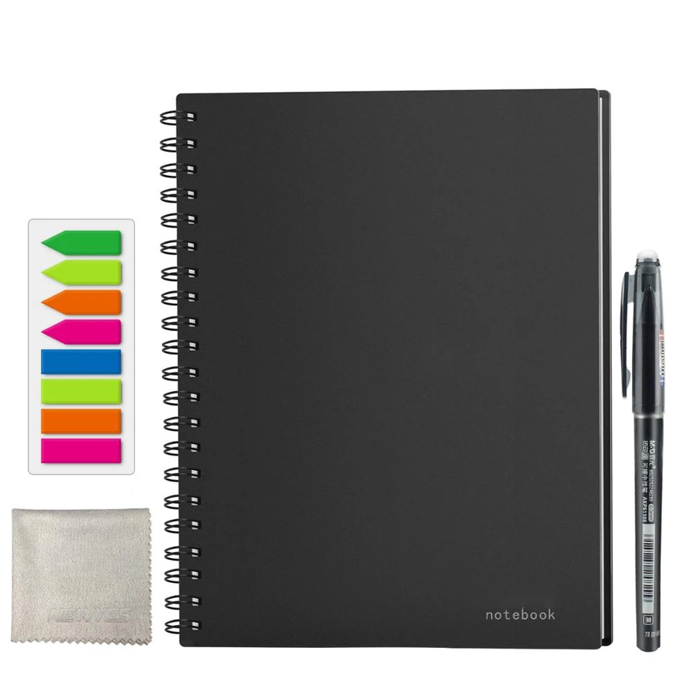 A4  Size Hot Reusable Smart Notebook Erasable Wire-bound Fusion Smart Reusable Notebook