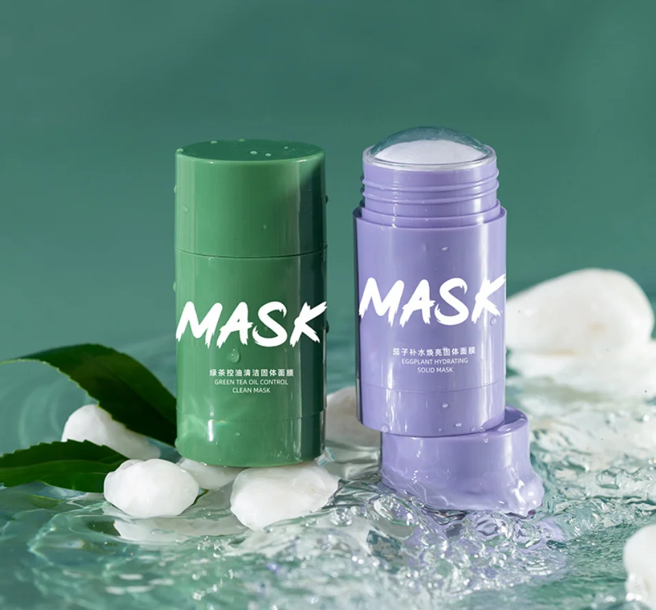 Cleansing Face OEM Remove acne Green Tea Clay Mask Facial Mask Stick Facial Mask