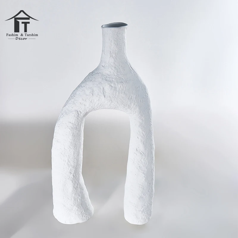 Wholesale House Home Decoration Set Of Three Tabletop Vase Ceramic Flower Vase