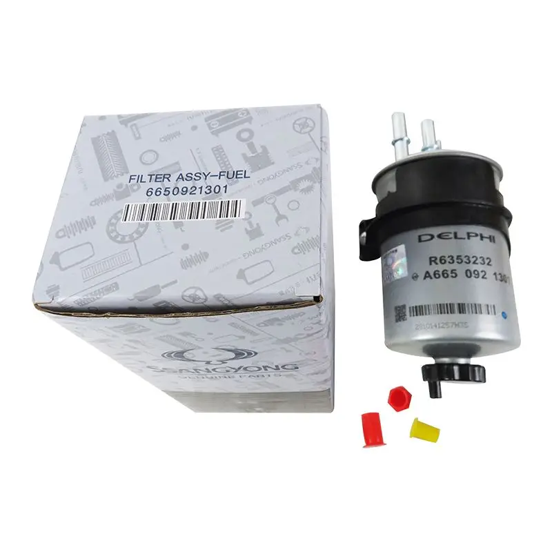 OEM 6650921201 6650921301 diesel filters suitable for Ssangyong Actyon Kyron Korando c Rodius Rexton Tivolan XLV Musson