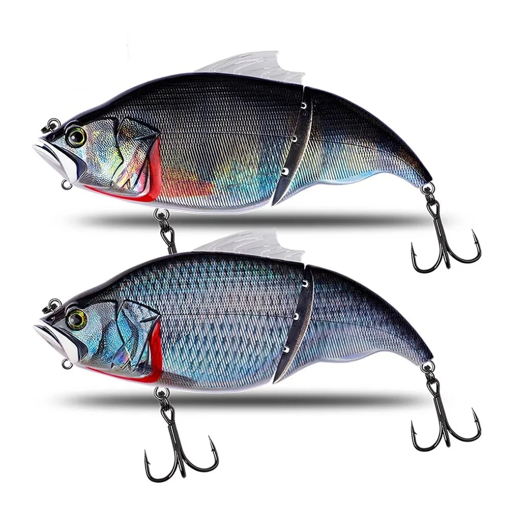 Vatalion 2 Jointed Bass Crankbait Artificial Hard Bait 15Colors Floating 190mm 135g Wobbler Trout VIB Fishing Vibration