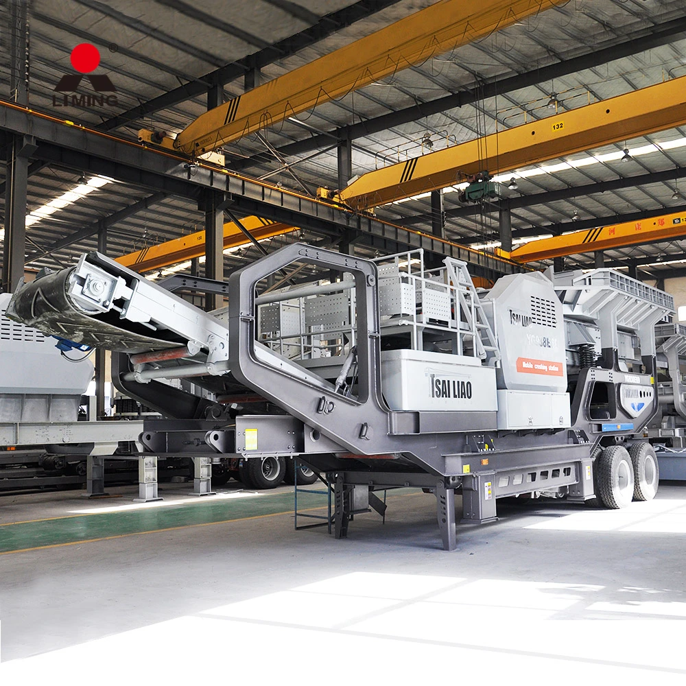 200 to 250 TPH Wheel Mounted Mobile Stone Jaw Crusher Mobile Copper Ore Crushing Plant