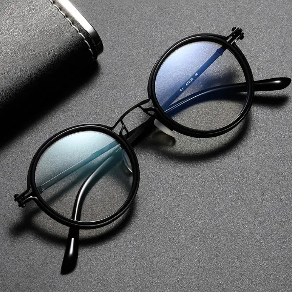 2022 new arrivals Japanese high quality luxury Italy brand designer vintage round latest design spectacle eyewear frames