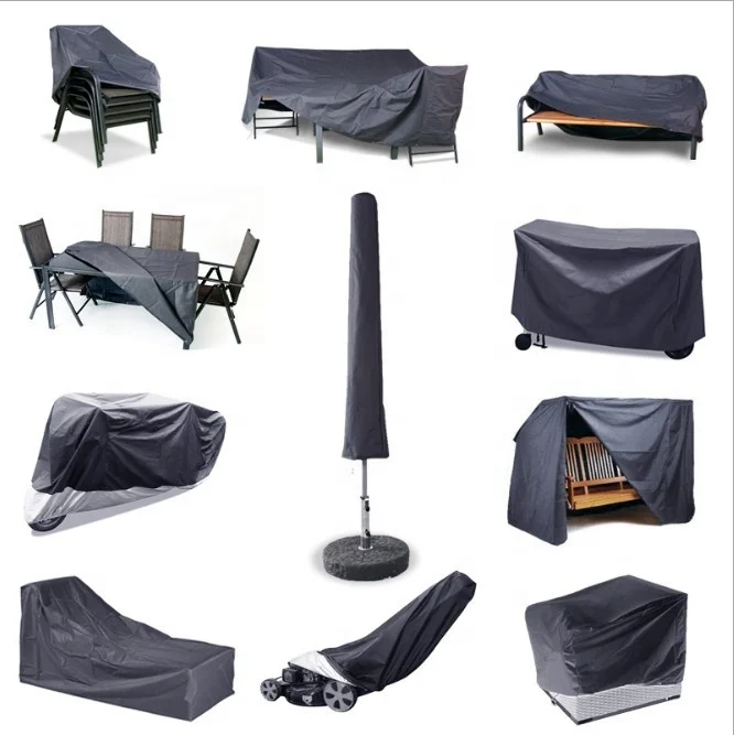 customized waterproof outdoor furniture cover UV-proof outdoor rainproof table and chair sofa cover