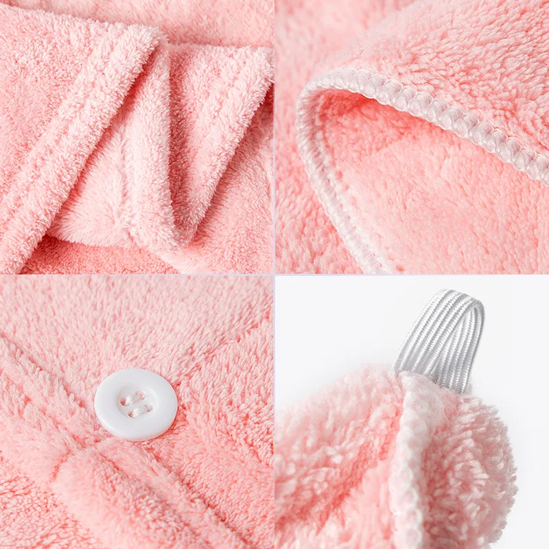 Ucharmin Cheap Wholesale Quick Drying Microfiber Hair Towel Custom LOGO Hair Towel Wrap  Hair Turban For Girl Women