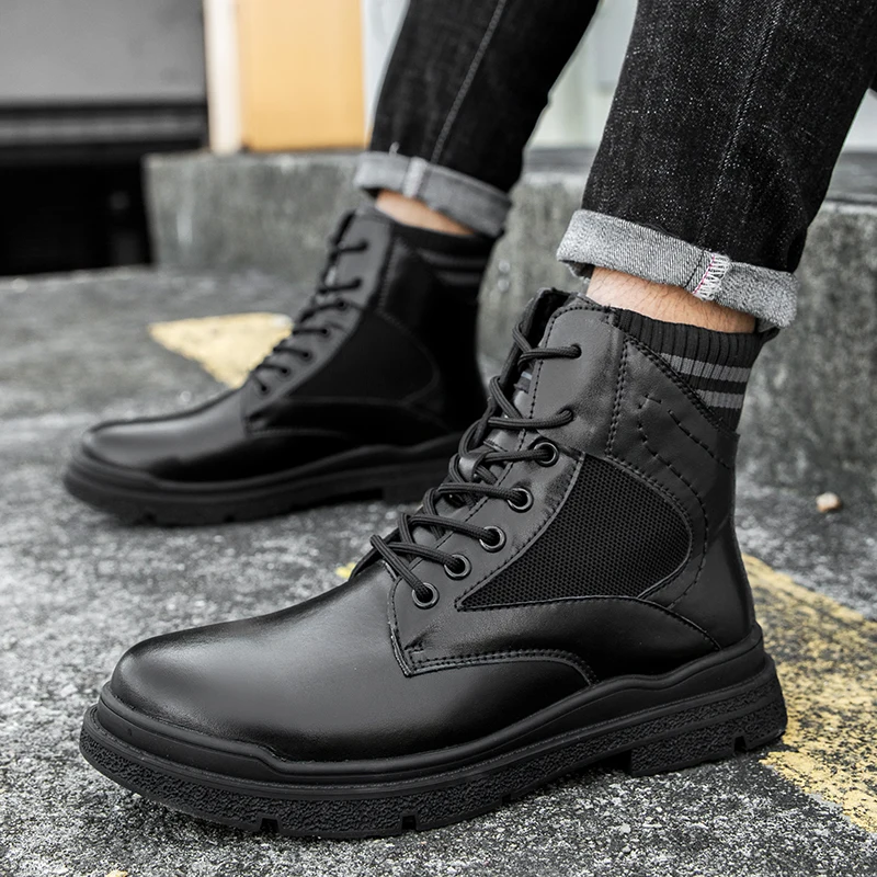 Fashion Doc Martin Boots Winter Rick Owens Boots Aigle Mongolian Fur Boots For Men