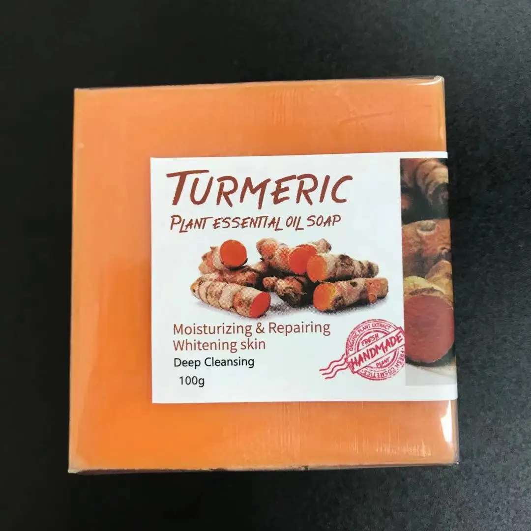  For oil skin wholesale facial natural organic face bar anti acne turmeric handmade tumeric