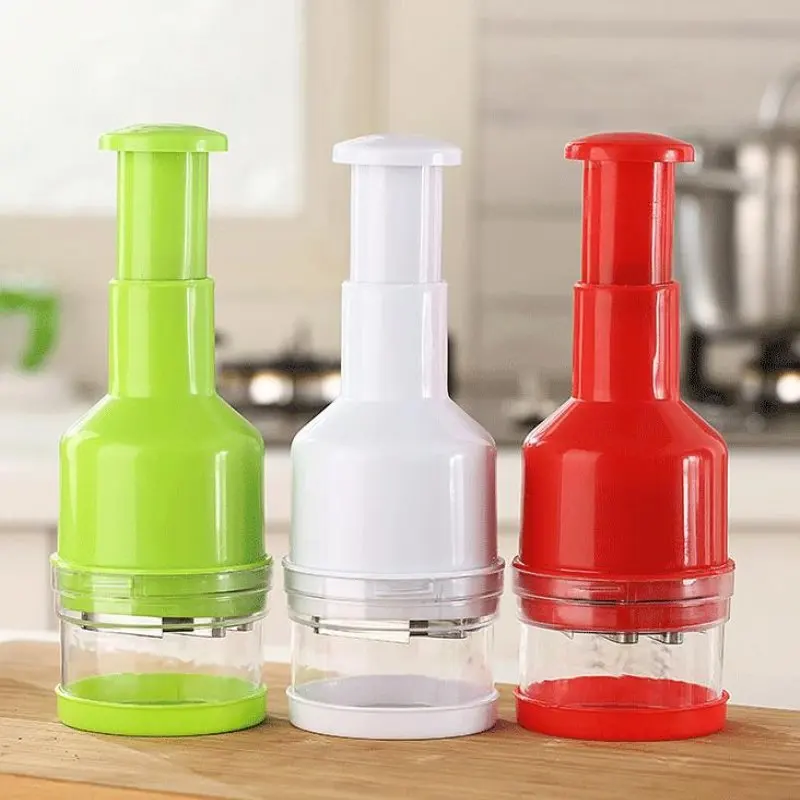 Manual Salad Spinner Onion Chopper Vegetable Food Chopper Hand Press Cutter Garlic Crusher Easy Clean Portable Gadgets