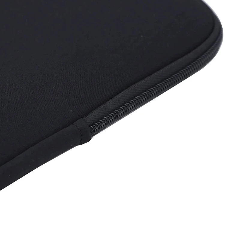 Black 14 Inch Protective Soft Neoprene Custom Laptop Sleeve Carrying Bag