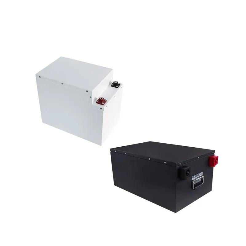Deep Cycle Rechargeable Lifepo4 Battery 12V 100Ah Forklift With Screen Full Bms Protection 24V 200Ah Pack Golf