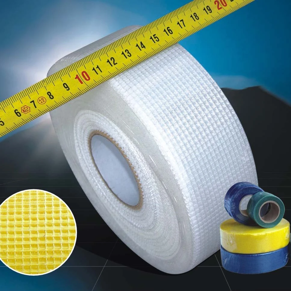 sticky self-adhesive fibreglass mesh tape filament for wall roof cracking repair FRP