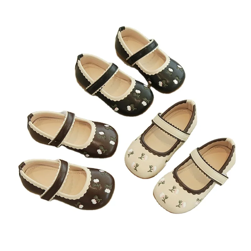 New Arrival Autumn Outdoor Sweet Children Shoes For Kids Girl 1 To 5 Years Old