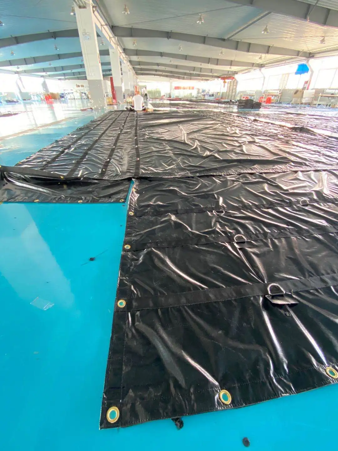 24 x 27 8 ft Drop Semi truck flatbed steel tarp
