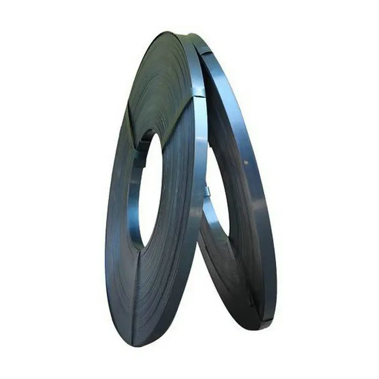 Factory Price high tensile Black Painted Steel Packing belt steel stripping for packaging