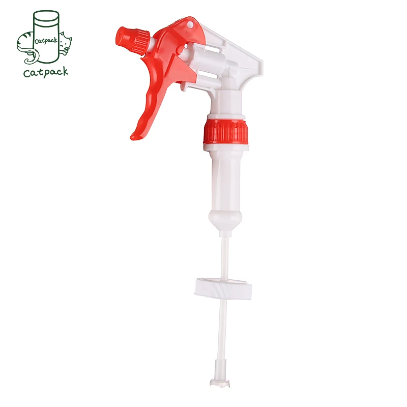 Wholesale Hot Selling Factory Customized 28/400 All Black Trigger Sprayer D Type Plastic Chemical Resistant Trigger Sprayer