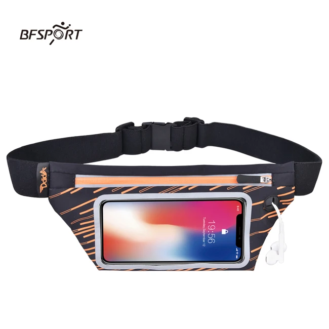 Waist Bag Fanny Pack Sport Running Belt Transparent Window with Tpu Smartphone Touch Screen Gym Workout Fitness Gear Waterproof