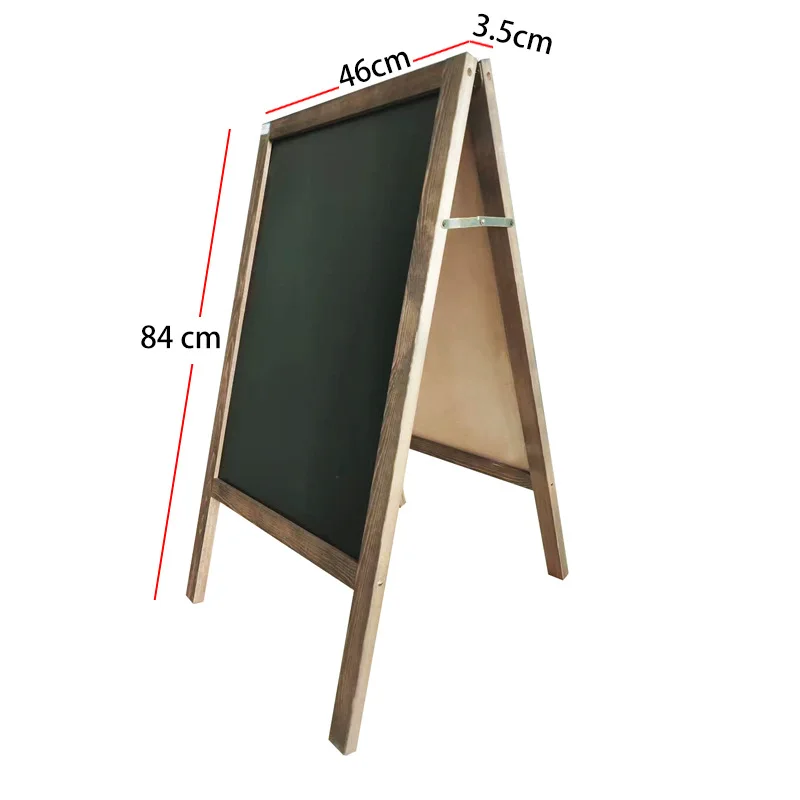 Double sided magnetic A-type support board movable household graffiti drawing board hand