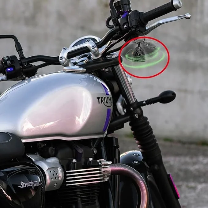 Motorcycle Bells for Bikers: Motorcycle Bell Guardian Angel | Motorcycle Keychain