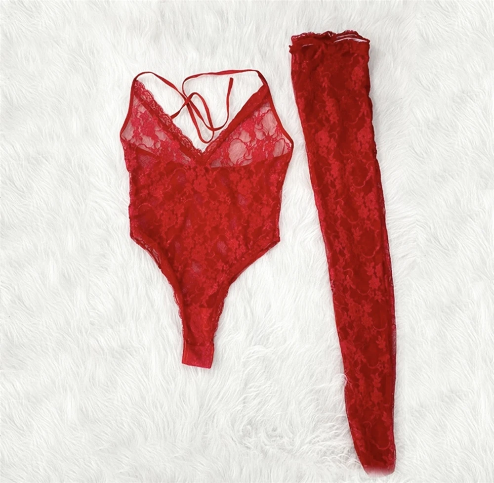 Two Piece 2021 Lingerie Set Sexy Women Bady Doll Lingerie-Sexy Hot Transparent Valentines Day Lingerie