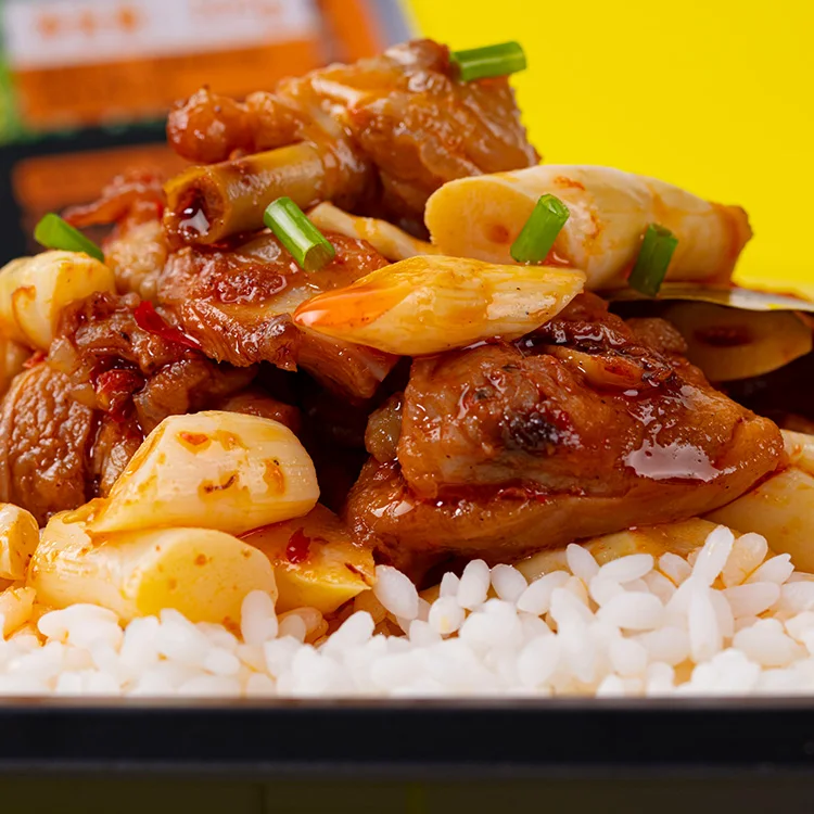 
Wholesale Instant Food Rice Yellow Braised Chicken Self-heating Rice 