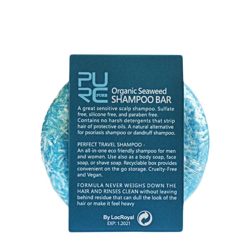 Organic Seaweed Shampoo Bar Cold Process Hair Soap Shampoo Bar Conditioner Bar