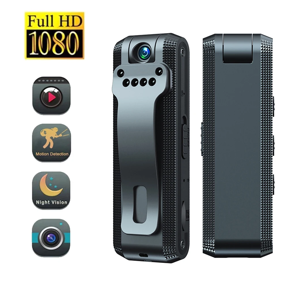 HD 1080P Mini Camera Night Vision Motion Detection Small Body Camera Sports DV DVR Video Surveillance Camcorder Loop Recording