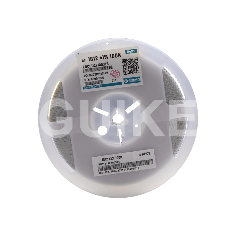 1812 +-1% 100K FOSAN/FOJAN Chip Metal Film Current Kit Electronic Components 10 Ohm All Size Resistance Smd Resistors