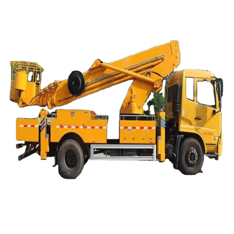 Japan Brand 4x2 18M Telescopic Boom Overhead Working Truck 20m Hydraulic Aerial Cage 22m High Altitude Operation Truck New Stock
