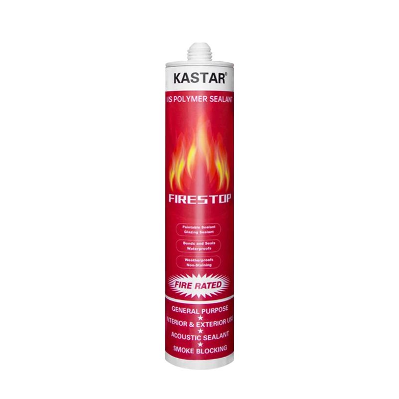 KASTAR MS Polymer Fireproof Adhesive Sealant Manufacturer Tile Grout intumescent MS Firestop Fireproof Sealant Glue