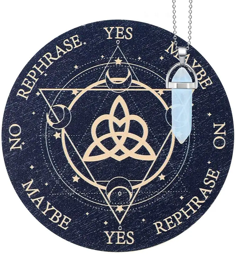 Wooden Divination Pendulum Board Dowsing Divination