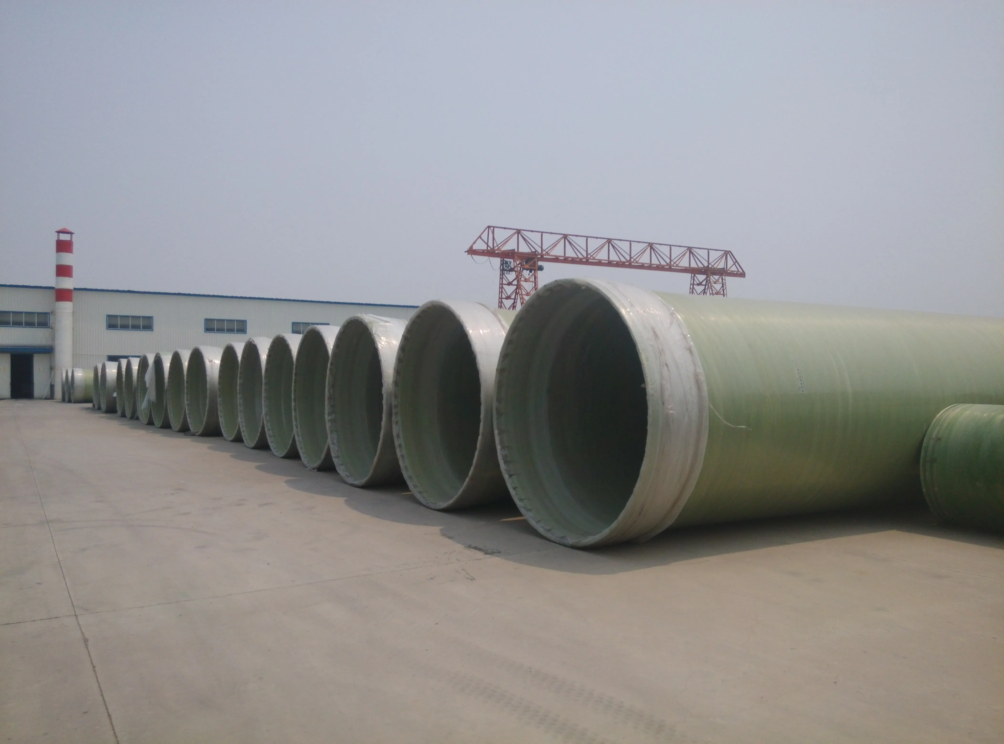Fiberglass reinforced plastic water pipe for city supply water