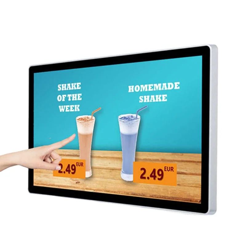 
70inch wall mount all in one spare parts computer full hd with samsung lcd monitor for advertising 