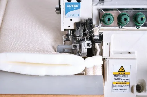 ZY988TXB Zoyer Cheap Mattress Making Machine Super Heavy Duty Overlock Mattress Sewing Machine Mattress Tape Edge Machine