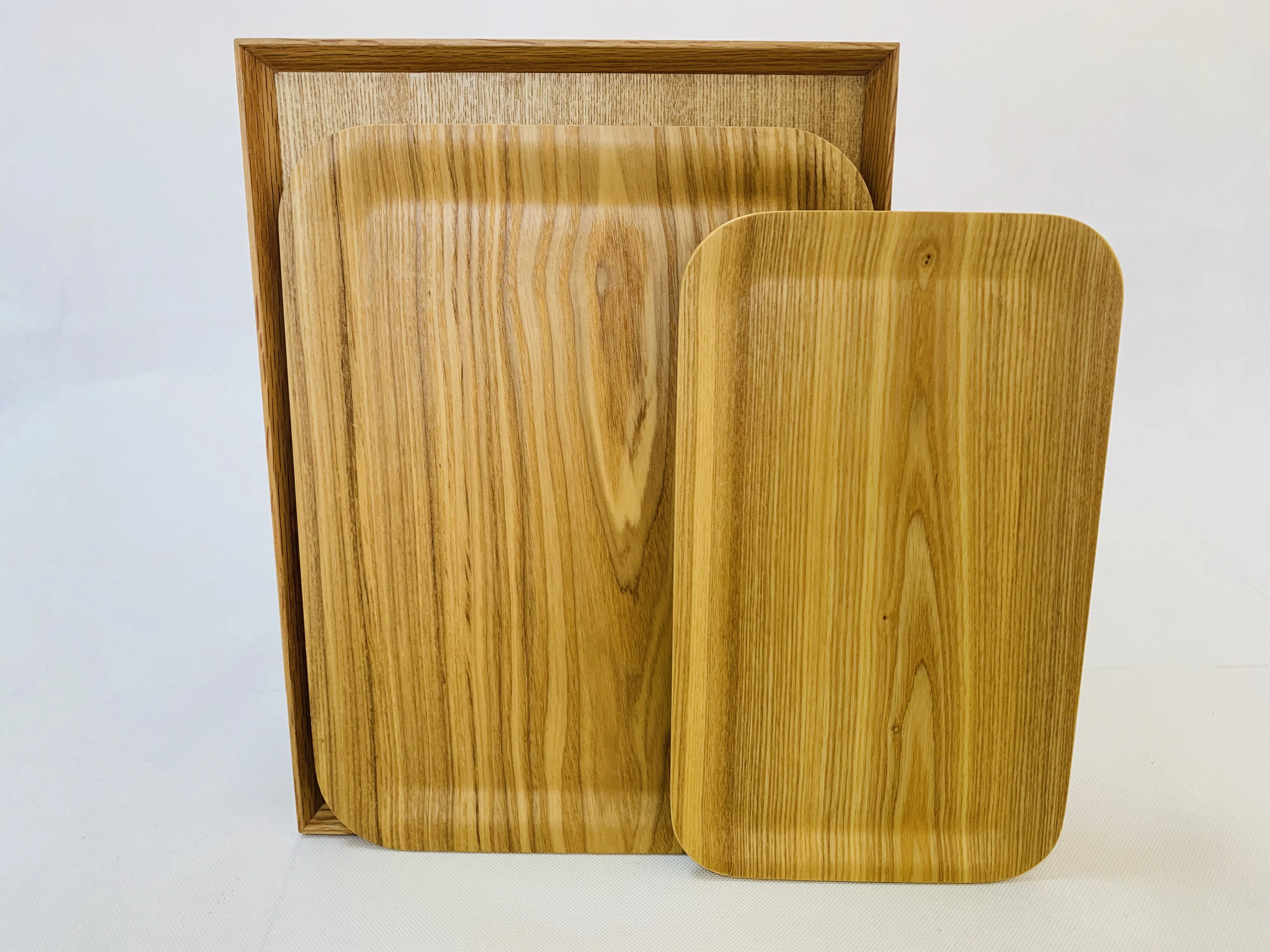 Bamboo wooden Japanese wooden plate put tea cup barbecue rectangular household tray