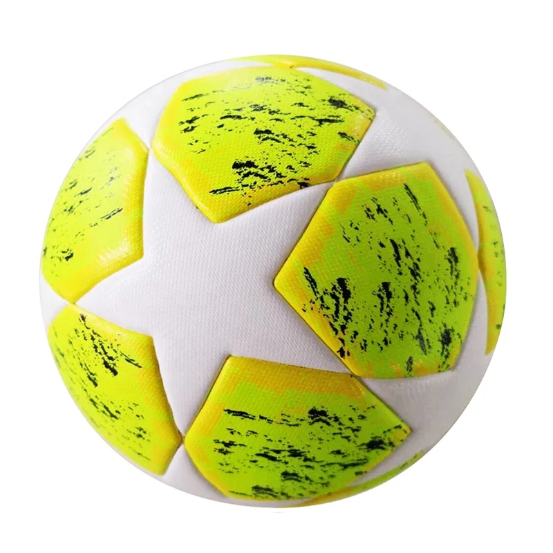 Lenwave Official size 4/5 New PU Soccer Ball thermal bonding Training pvc football with rubber bladder
