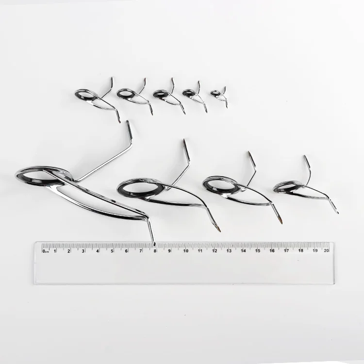 Stainless steel KW two legs 6#8#10#12# Fishing Rod Guide