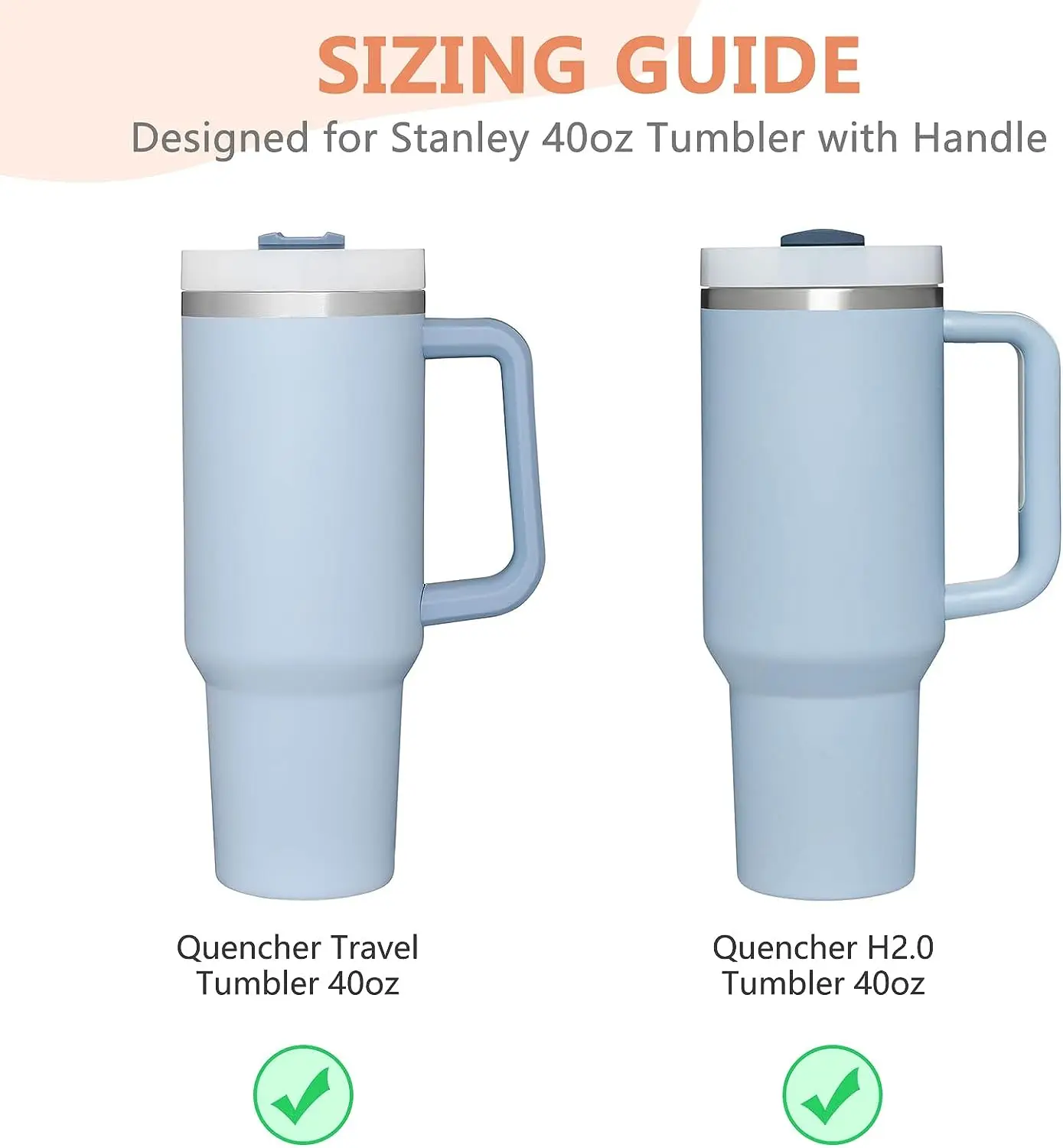 4 Compartment Reusable Silicone Snack Ring Bowl Tray  for Stanley Cup Tumbler Quencher Adventure 40oz  with Handle