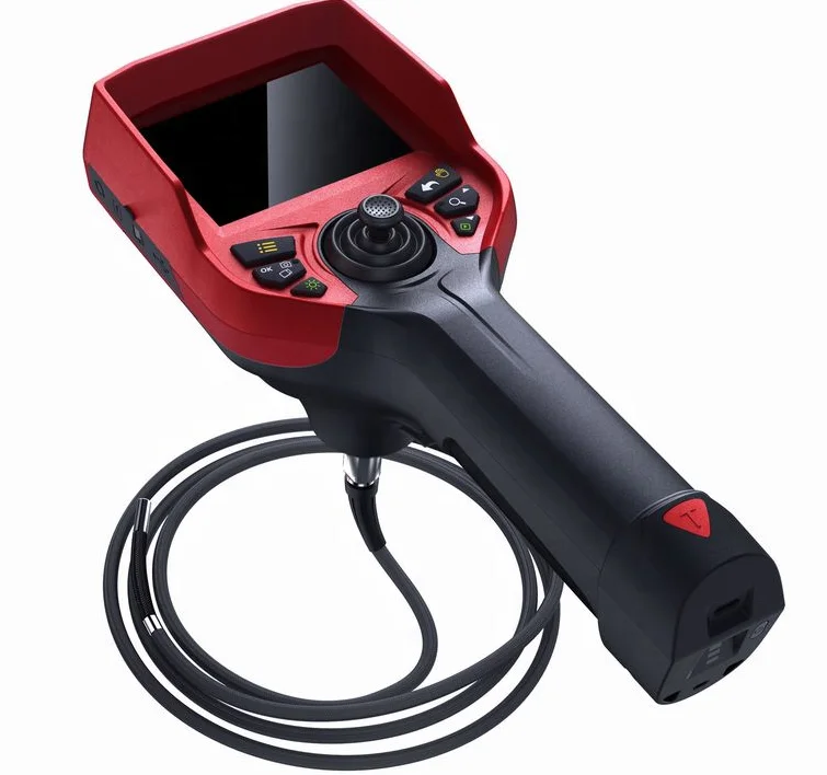 Aircraft Engine Testing Visual Inspection Camera Borescope 3.5' Display Tungsten Braided Cable Waterproof IP67 Visual Testing