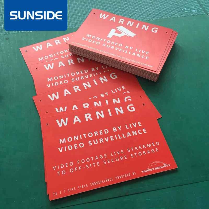 Prohibition sign Plastic Printing Water-proof PVC Foam Board Sign For Advertising