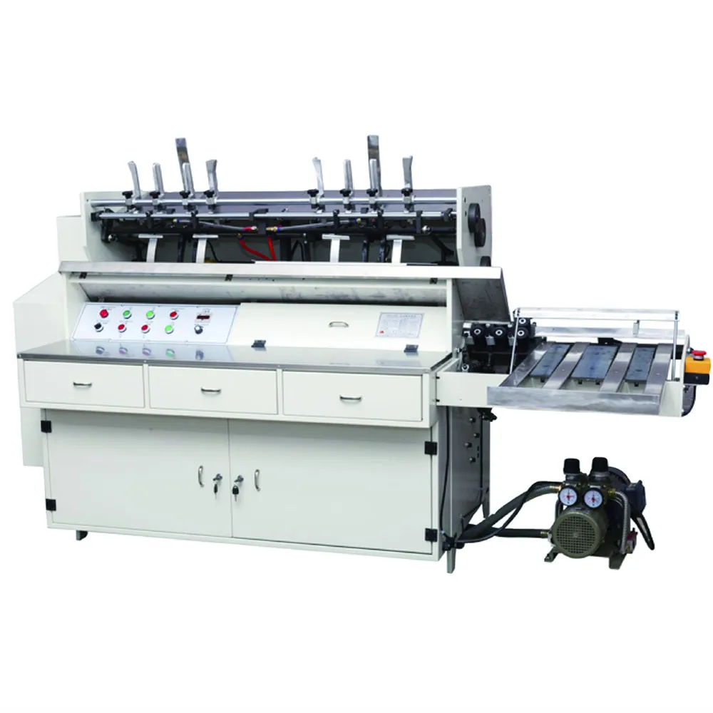 Semi-Automatic End Sheet Lining Page Insert Machine New Home Use Paper Card Sheet Pasting Machine Core Motor Manufacturing Plant