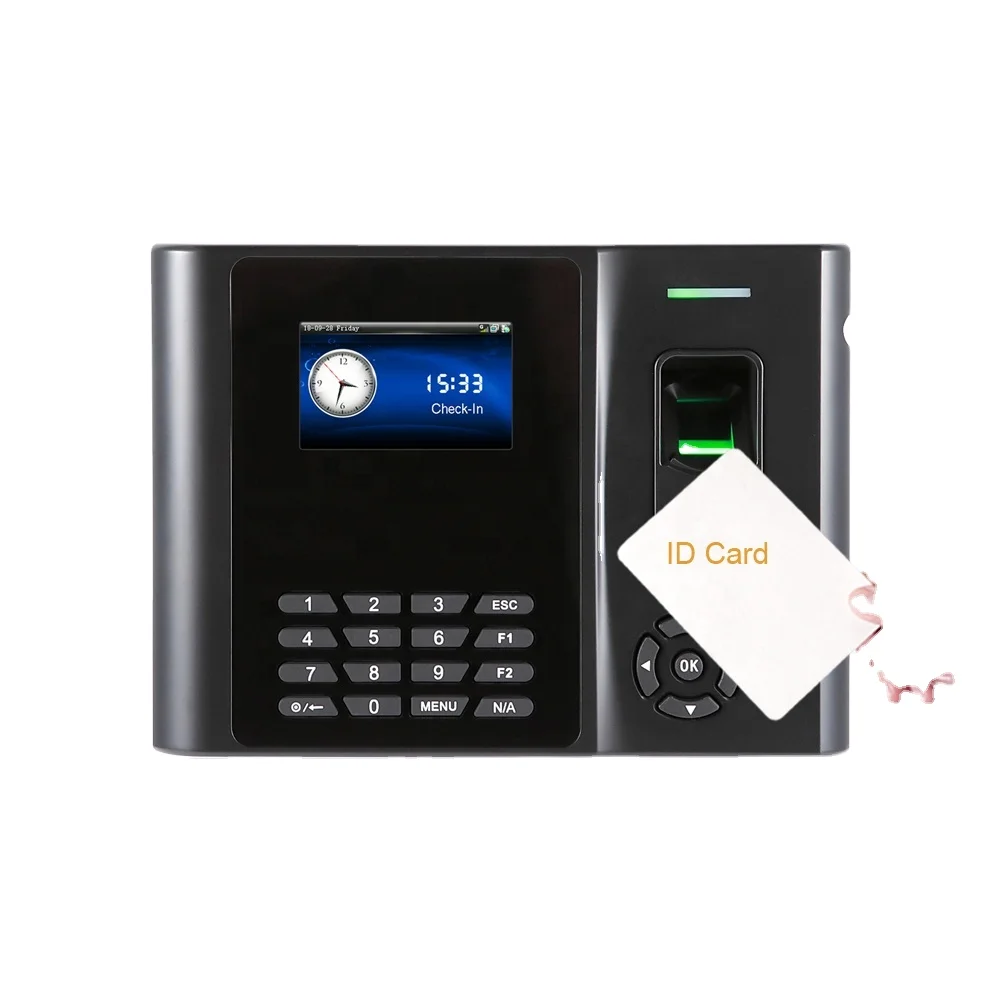 Biometrics Fingerprint and RFID card Time Attendance System with Battery