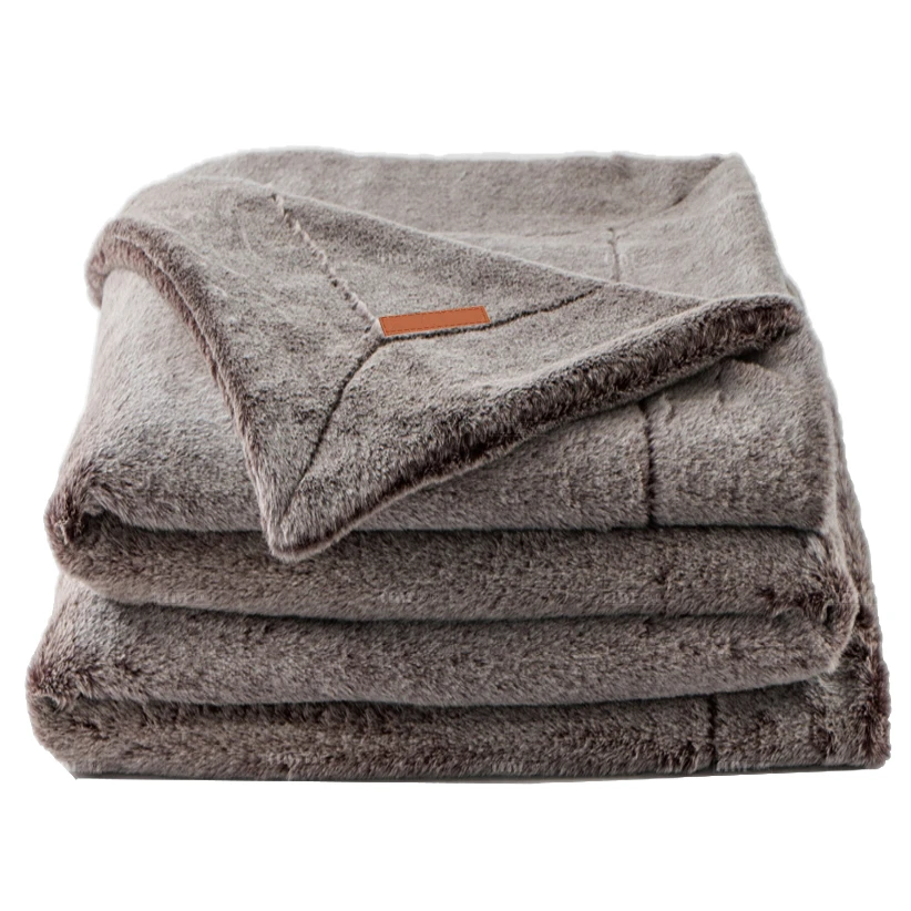 Customized High-end Quality Fur Fake Custom Polyester Artificial Frosted Discharged Fur Fabric Faux Fur Fabric Low MOQ