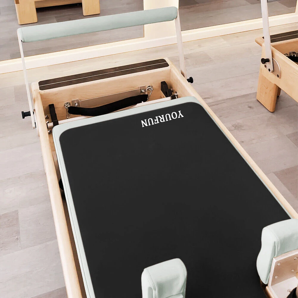 Custom Anti Slip Suede Microfiber Cover Towel Pu Pilates Reformer Mat