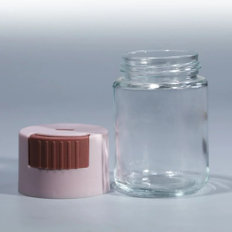 Stylish Kitchen Storage: 100ml Glass Bottles for Salt & Pepper