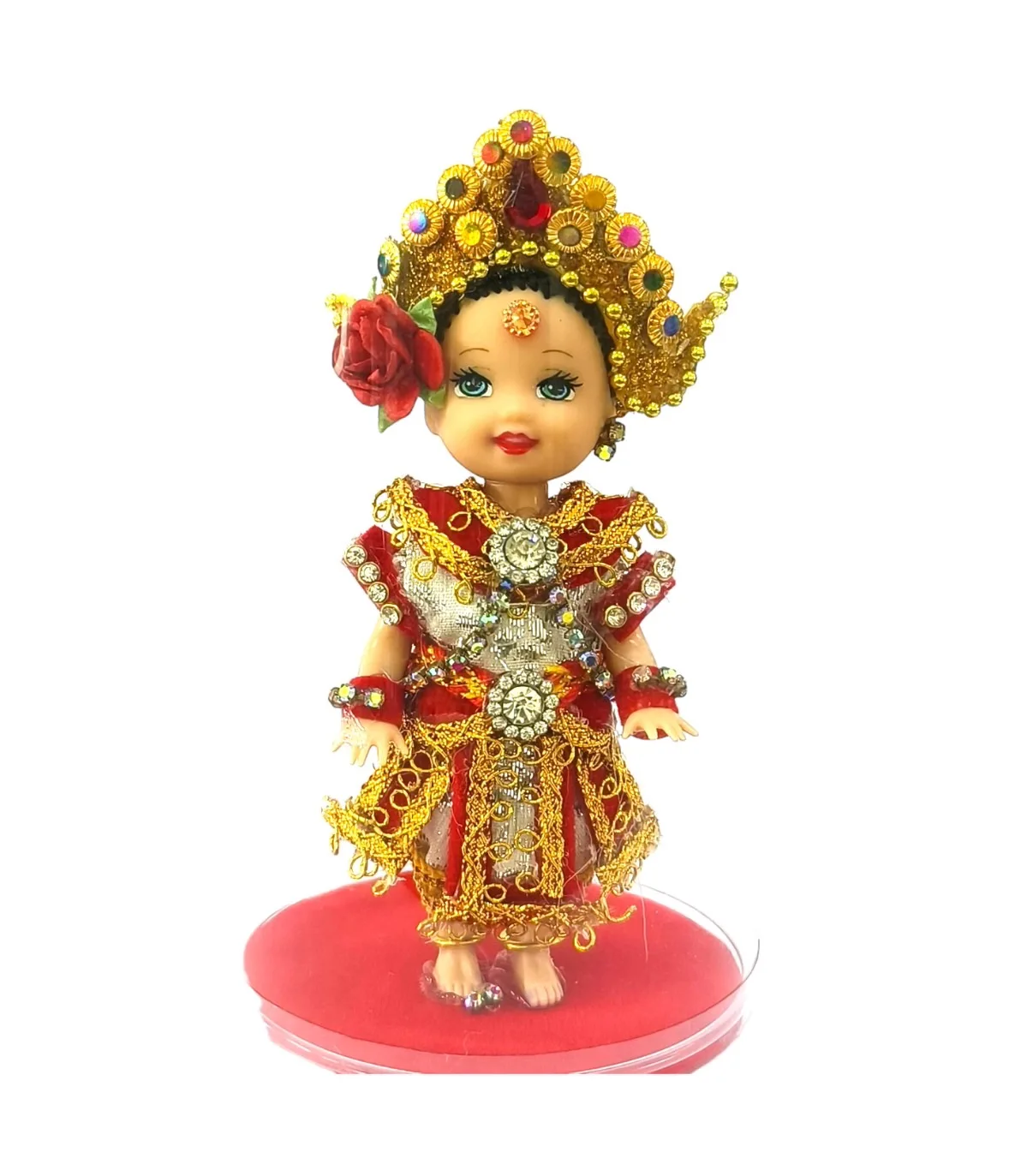 Premium Product From Thailand Little Doll In Handmade Dress Thai Classical Dance Handicrafts From Thai Craftsmen