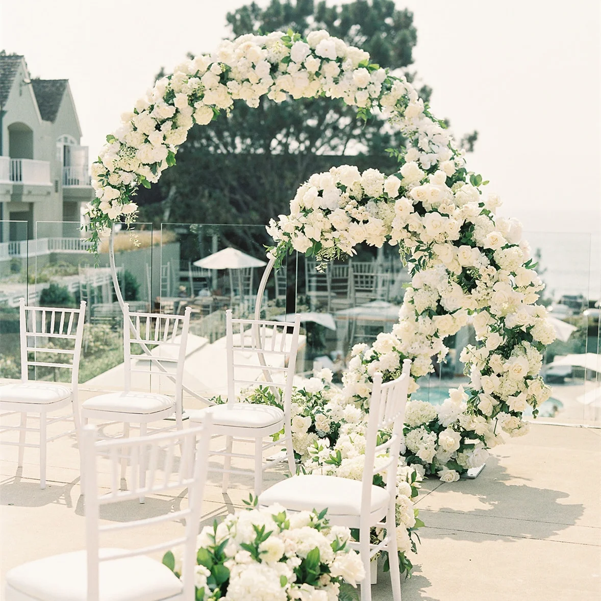 Large Bulk Floral Arch Wedding Round Square Strong Metal Flower Rack Arch Stand DIY Wedding Garden Arch