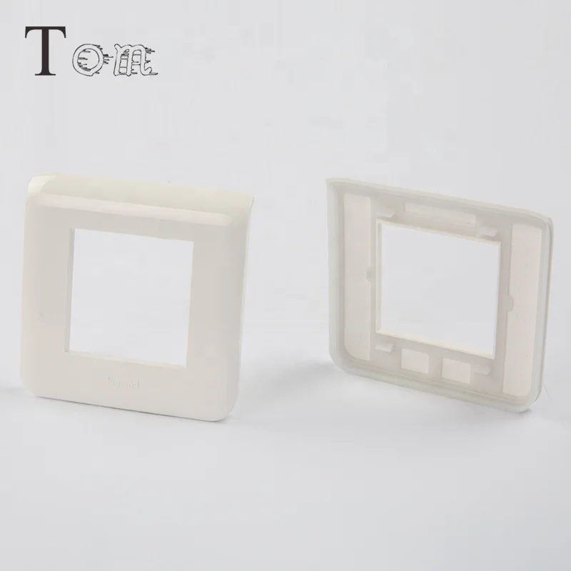 Французская пластиковая рамка Legrand 80*80, лицевая панель французского типа, сетевая Лицевая панель с 1 портом/2 портами