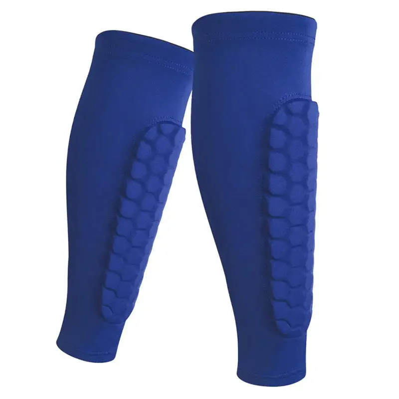 Custom Honeycomb Football Leg Strap Brace Support Pads Calf Compression Sleeve Soccer Shin Guard