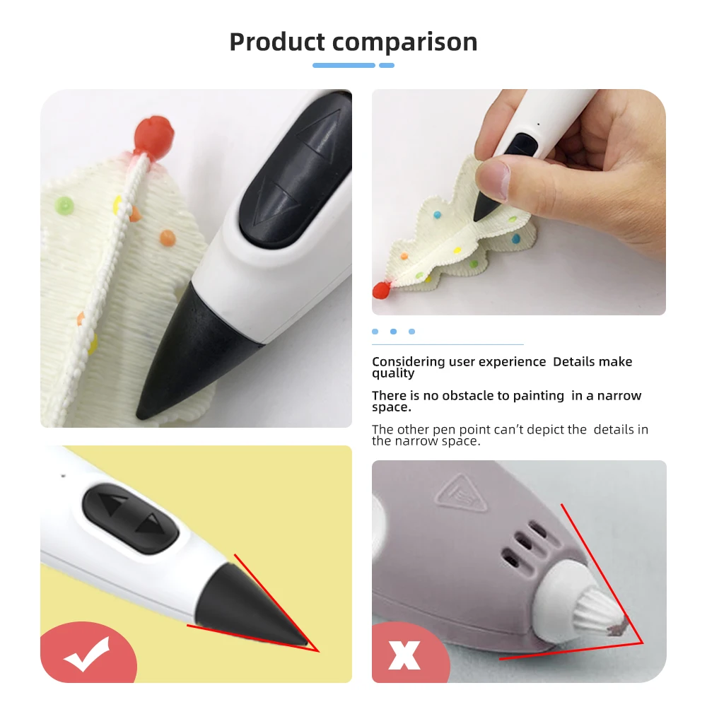 myriwell 3d pen RP-300B cost effective 1.75mm PCL filament for kids children Writing diy craft Toys